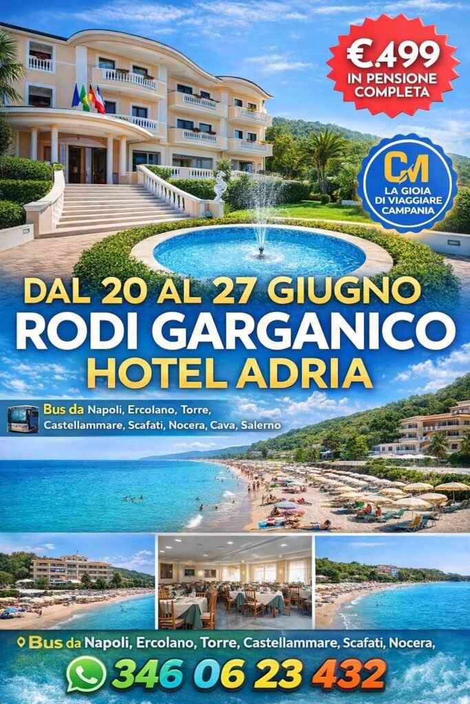 Rodi Garganico Hotel Adria Dal 20 Al 27 giugno fb img 1772647866219