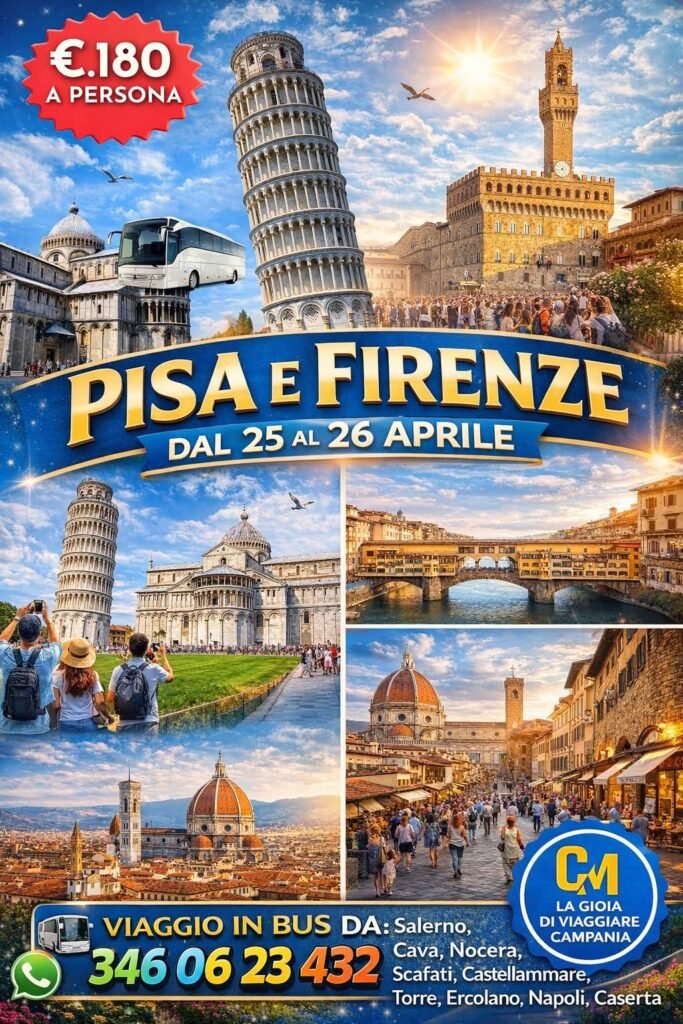 Pisa e Firenze Dal 25 Al 26 aprile fb img 1772648274939
