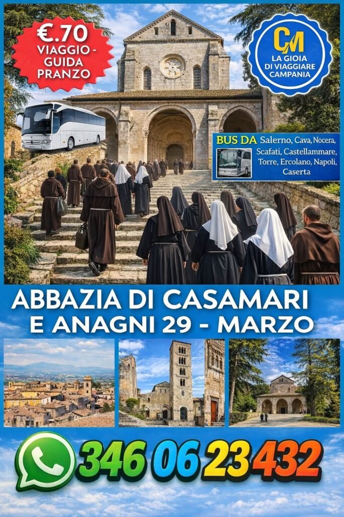 Abbazia di Casamari E Anagni Domenica 29 Marzo fb img 1772687993020
