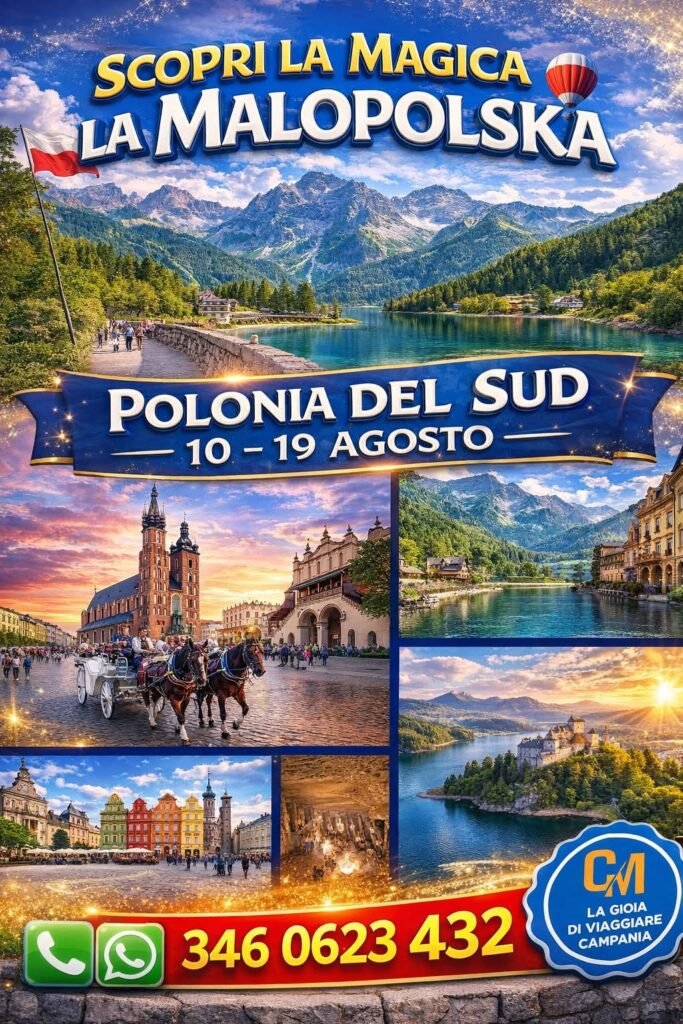 Scopri la Magica Malopolska Polonia Del Sud dal 10 al 19 Agosto fb img 1772745999766