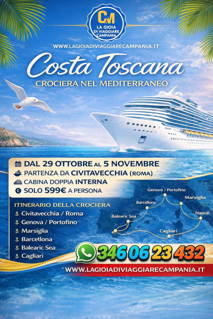 Costa Toscana Crociera nel Mediterraneo dal 29 Ottobre al 05 Novembre file 000000002e74720aa6baada5d737314e