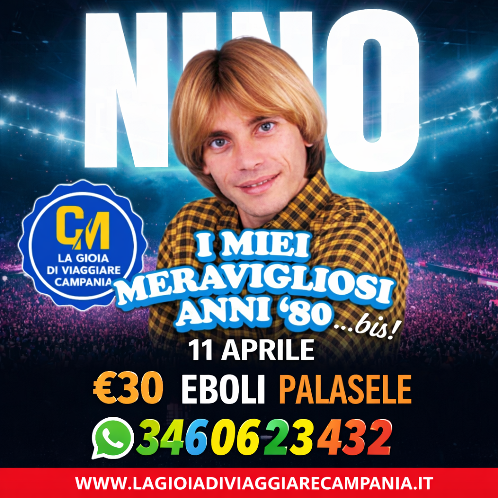 I mmeravigliosi anni 80 Nino D'angelo Sabato 11 Aprile Eboli Palasele file 000000006d1871fd8992ad8e41baef98