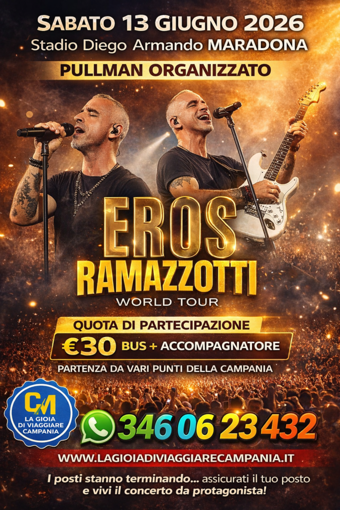 Eros Ramazzotti Sabato 13 Giugno Stadio Diego Armando Maradona file 0000000083c07243bea8383abb8a6ac4