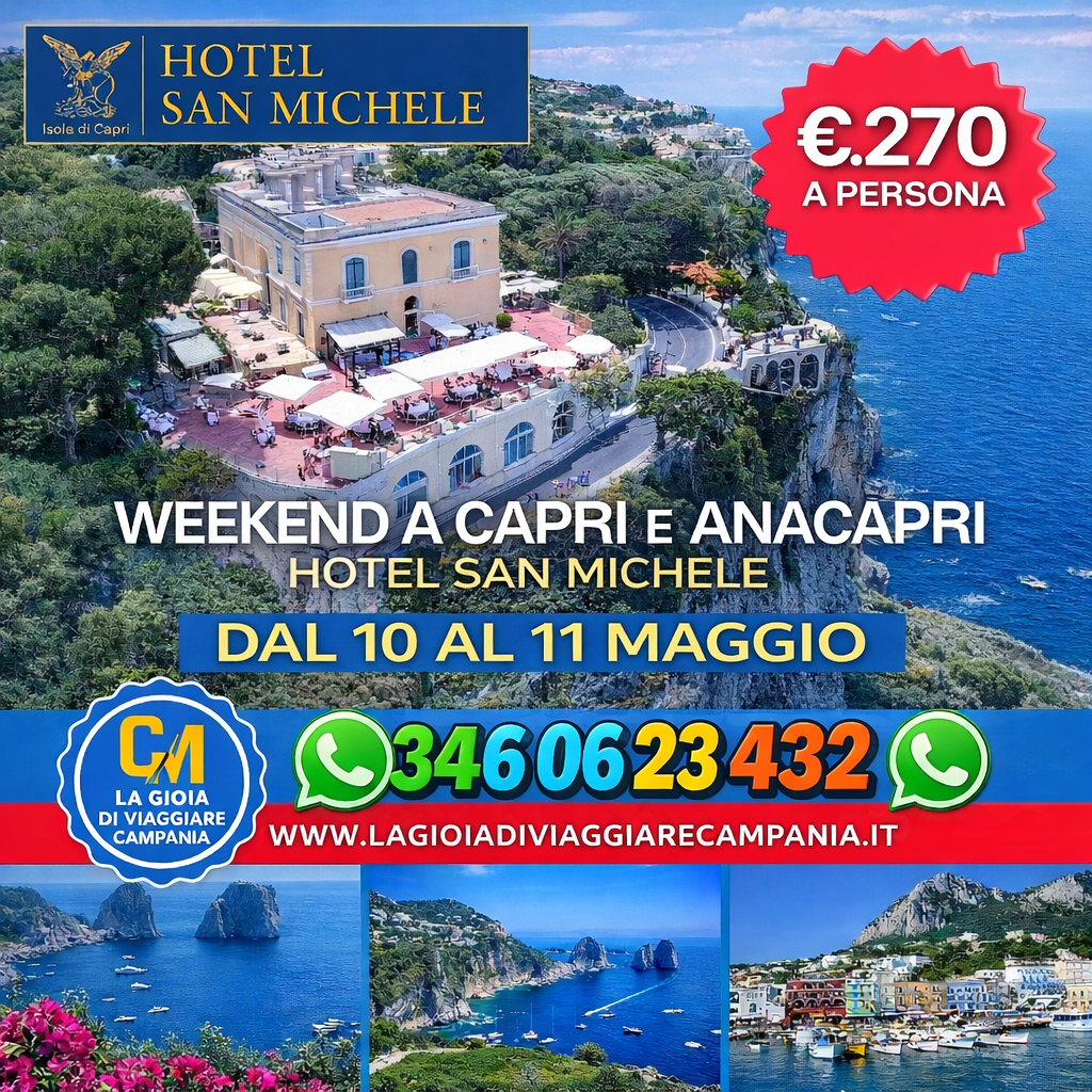Weekend a Capri e Anacapri Hotel San Michele Dal 10 al 11 Maggio file 00000000894471f4a075f4d8a57d0437
