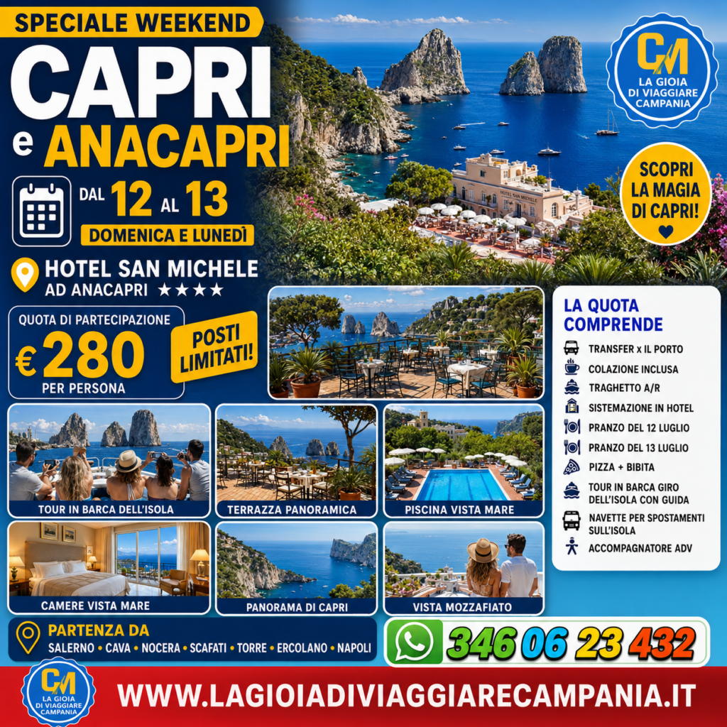 Speciale Weekend Capri e Anacapri Hotel San Michele dal 12 al 13 Luglio file 000000003c94720a92fd6d966850c8e4